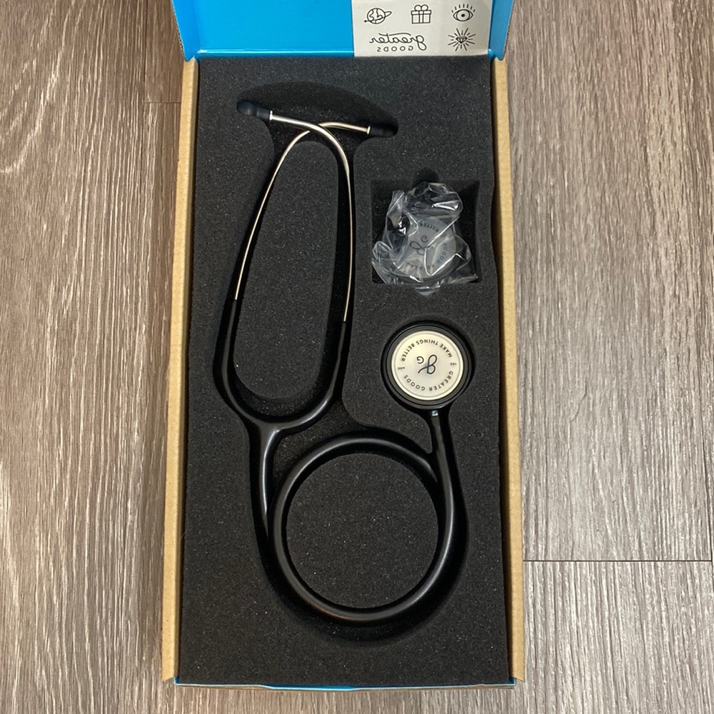 Greater Goods NWOT Black Stethoscope